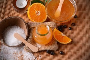 bagnoschiuma all'arancia e miele